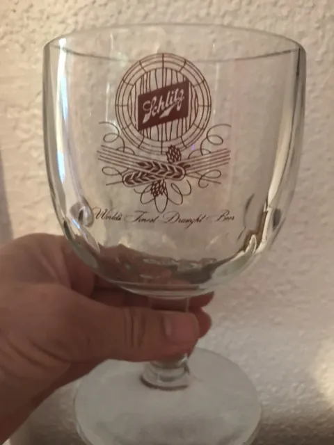 Schlitz Beer Glass