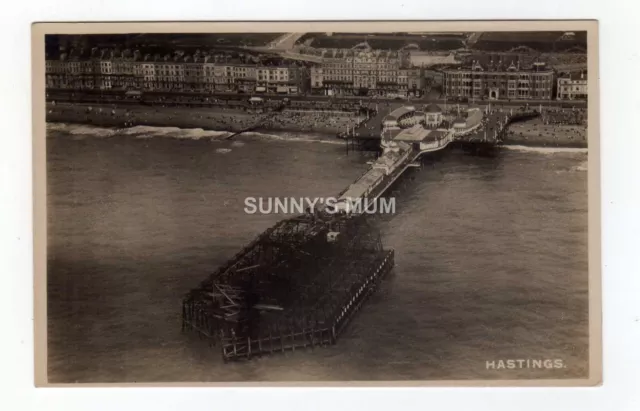 Sussex, Hastings, Pier, Wreck Of The Pavilion, Aerial, Rp