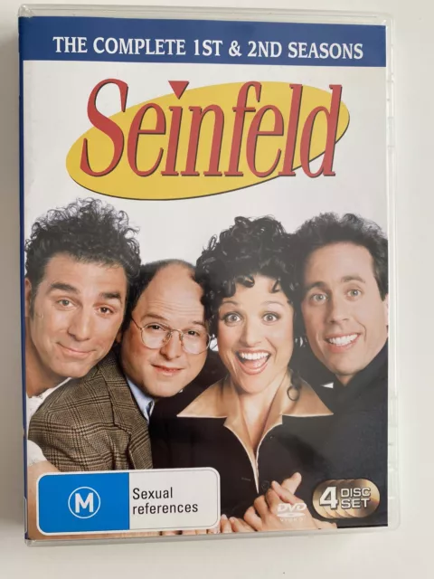 Seinfeld - Season 1 & 2 (4 Disc DVD) Region 4 TV Series Like New!