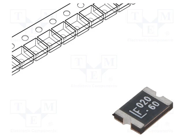 0,2A Rapidement Sécurité: Ptc Polymère 60V 1812L SMD 60VDC