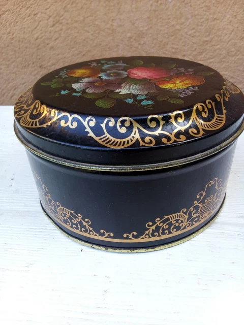 Ancienne Boîte à Gâteaux En Tôle Lithographiée Biscuits St Michel - Années 1950