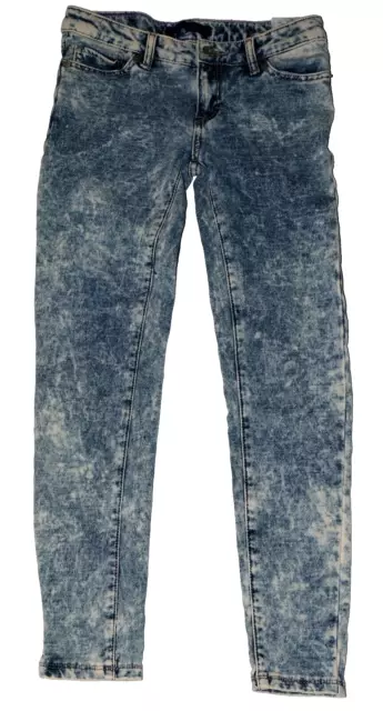 Levis Girls Super Skinny Knit Jeans size 8: Acid Wash: Never Worn but Washed. #1