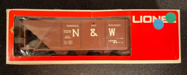 Lionel 6-9111 Norfolk and Western train N&W New  IN BOX VTG OLD STOCK BROWN
