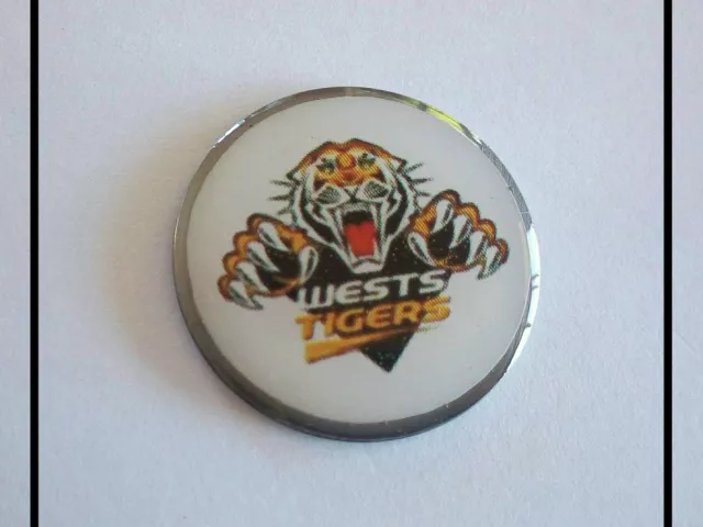 anneys ~ 20mm GOLF  BALL  MARKER - the west tigers !!! ~