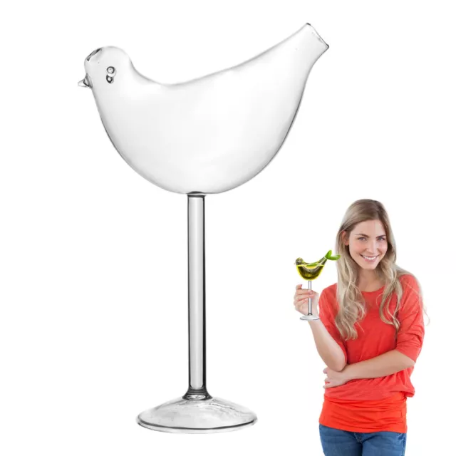 Cocktail Glass Bird Glasses 150ml Clear Wine Glasses Cup