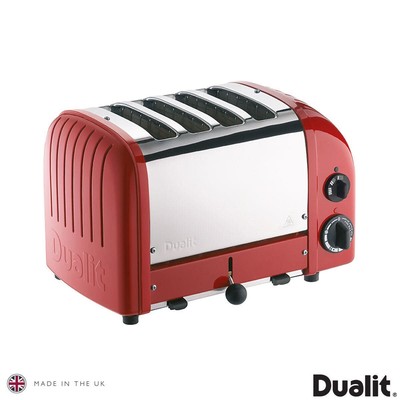 Dualit Classico 4 Slot Tostapane standard con gabbia a sandwich 40590 