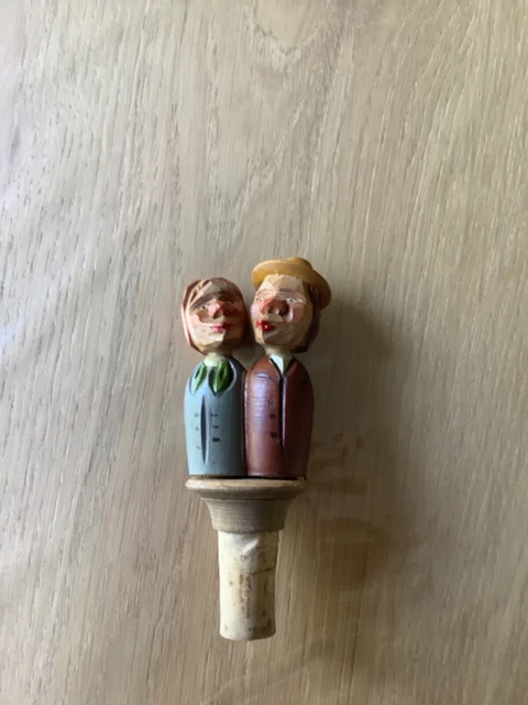 ANCIEN BOUCHON DE bouteille en porcelaine blanche L'idéale Bvté SGDG
