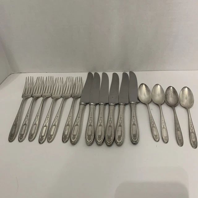 Antique sales community silverware