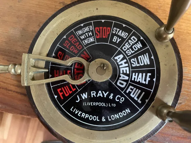 Rare Collectible J.W. Ray & Co. (Liverpool) Ship's Telegraph-Style Pen & Pencil