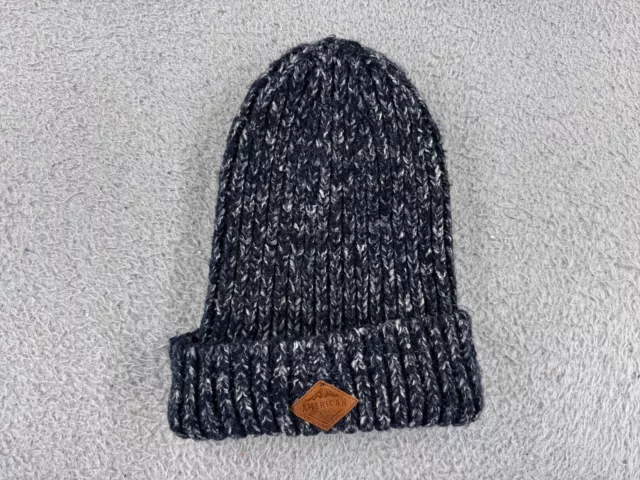 American Eagle Outfitters Beanie Toque Adult One Size Blue White Knit Winter Ski