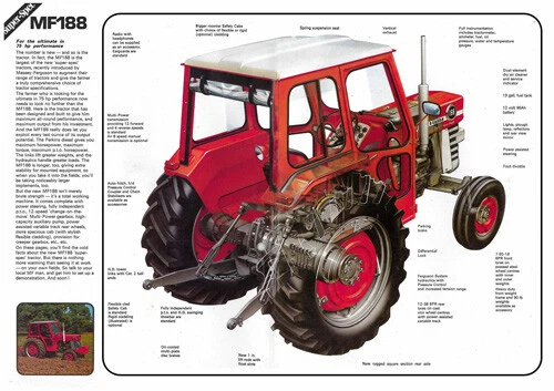 Massey Ferguson 35 Tractor Poster for Sale by AndyHkr | Redbubble