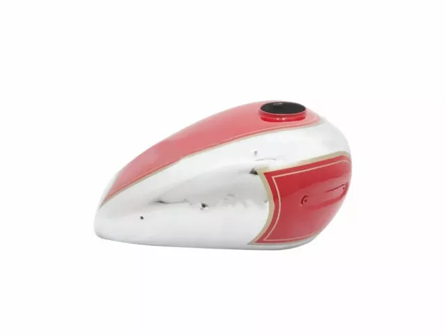 Ariel 350cc Red Painted Chrome Fuel Petrol Tank (Reproduction)