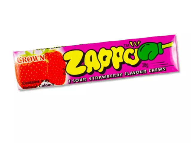 Zappo Strawberry 26g Box of 60