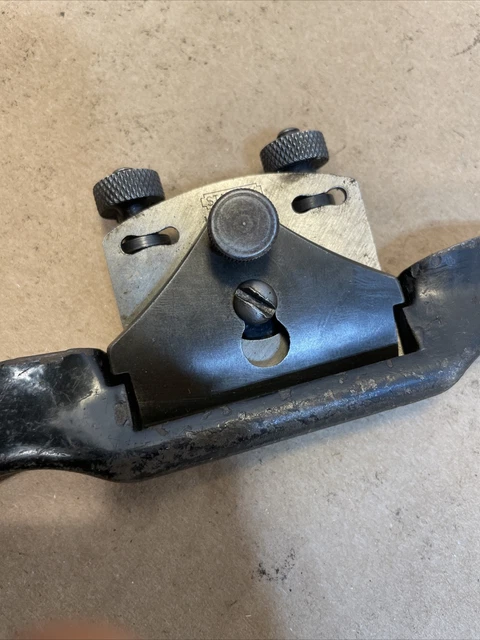 Antique Vintage STANLEY ADJUSTABLE SPOKE SHAVE NO. 152 2
