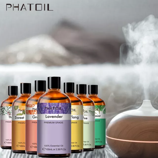 PHATOIL 100% Pure & Natural Essential Oils 100/200ml Aromatherapy Fragrance Oil