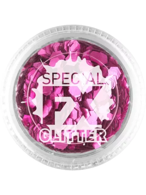 Glitter Confetti Loose 2g Pot, Special FX, Makeup Accessory, Pink