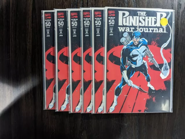 Punisher War Journal #50 Marvel Comics Lot of 6 NM Preview of Punisher 2099