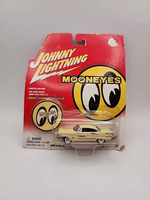 Johnny Lightning Moon Eyes Set Of 6 LIMITED EDITION DIE-CAST METAL BODY &  CHASSI