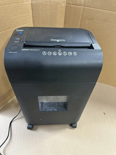 Royal ASF910 Microcut  100-Sheet Auto-Feed Paper Shredder!  Lightly Used !!