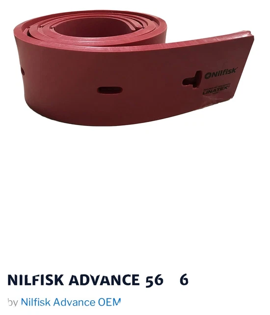 Advance 56116705 - Squeegee Squeegee Blade Kit- Red Gum