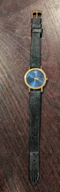 Vintage Movado Museum 87.A1.832 Quartz Women's Watch Parts Or Repair!!!!!
