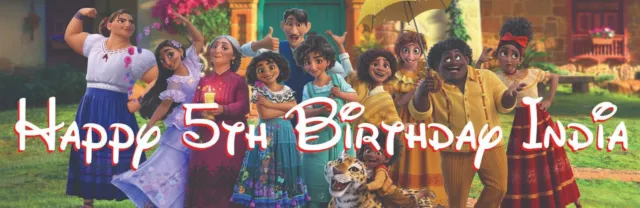 2No. Disney Encanto Personal Birthday Banners