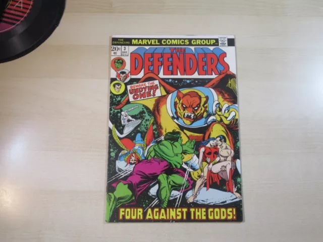 Defenders #3 Marvel Bronze Age High Grade Silver Surfer Nameless One Appearance