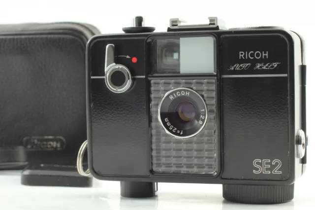 RARE!! [ MINT in Case ] Ricoh Auto Half SE2 Black film 35mm Camera from Japan