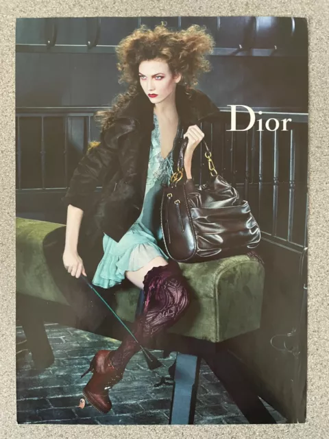 Vintage 2010 American Vogue Art Picture DIOR - 28 x 20cm