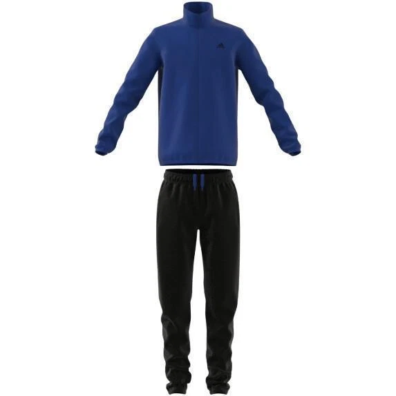 tuta  bambino adidas  logo maglia con zip pantaloni con tasche