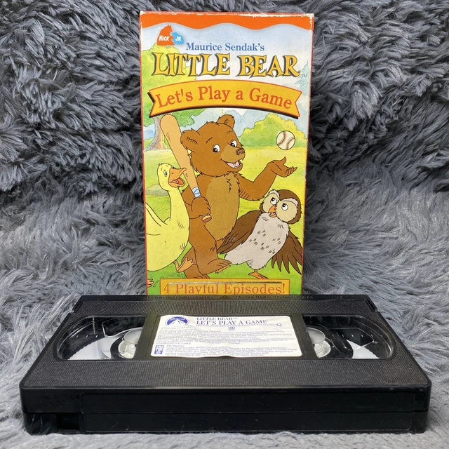 LITTLE BEAR - Lets Play a Game VHS Tape 2001 Nickelodeon Nick Kids ...