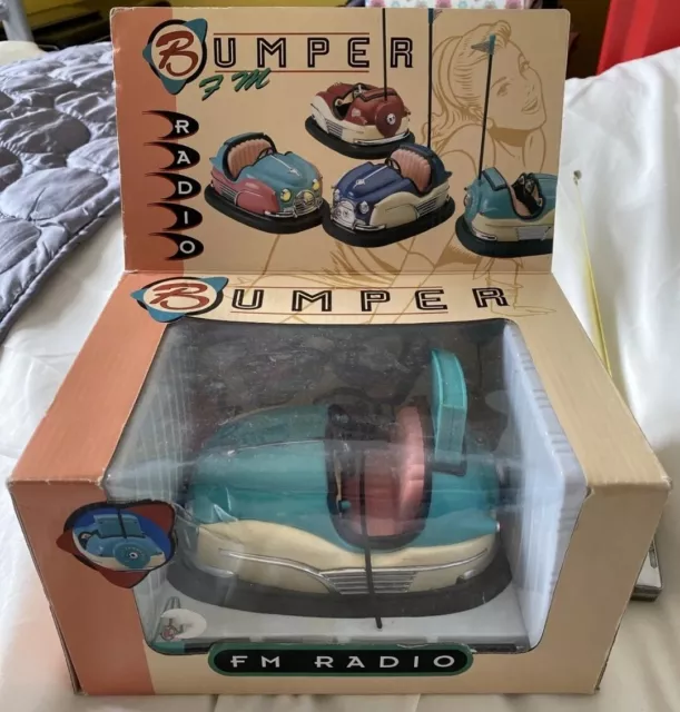 Rare Vintage Never Opened Bumper Car / Dodge 'em FM Radio Novelty 1980s