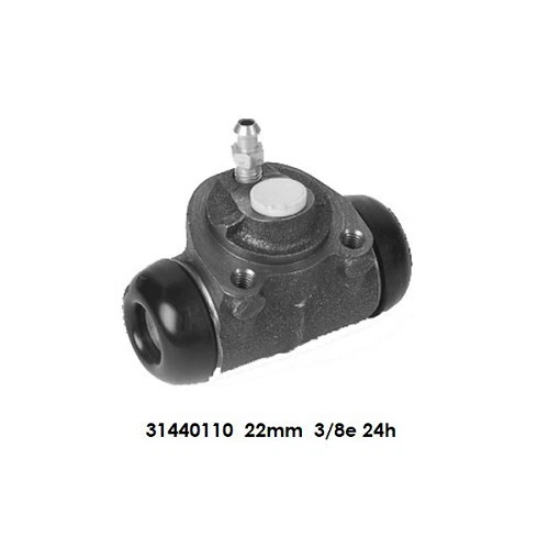Cylindre de roue arrière type BOSCH-BENDIX pour Renault 4 (10/1976-12/1993) -...