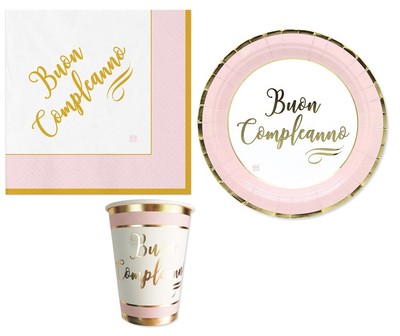 iZoeL 133pz Oro Tovaglie Piatti da Portata per Feste Plates Tovaglioli Bicchieri di Carta Cannucce Scatole di Popcorn tavola Decorazioni Compleanno Nozze 
