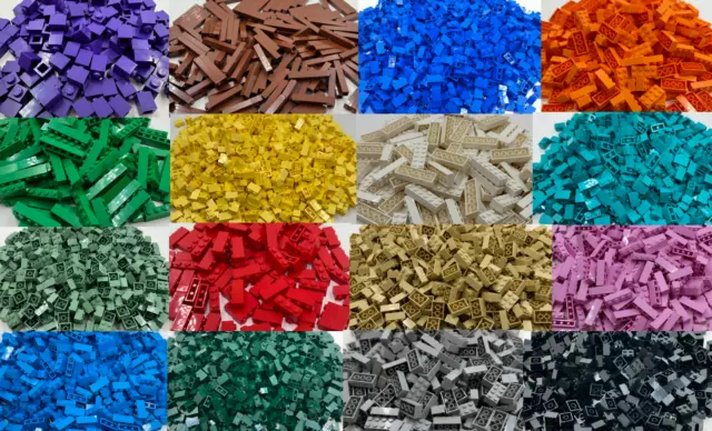 NEW LEGO Bulk Bricks: 20 Pieces per Pack - Choose from 43 Colors & 14 Sizes