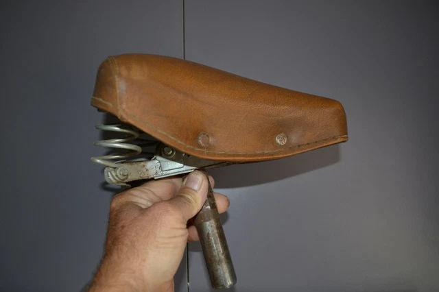 RARE ANCIENNE SELLE Cuir de vélo Henri Gauthier N°210 Bicyclette ancienne . EUR 219,00 - FR