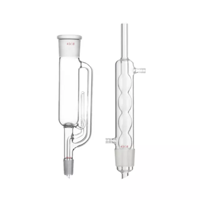 250ml 24/40 Glass Soxhlet Extractor Allhin Condenser And  Body Lab Glassware