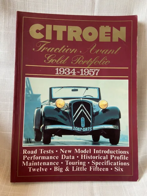 Citroen Traction Avant Gold Portfolio, 1934-57 (Brooklands Books