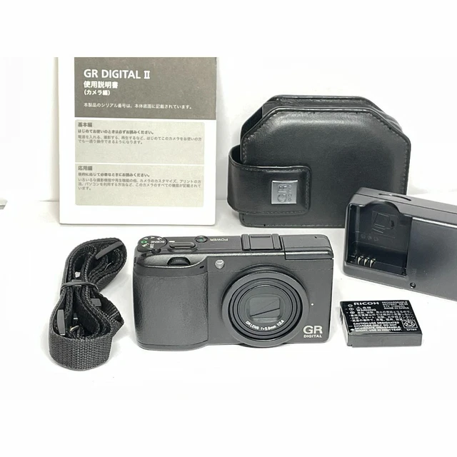 N.MINT RICOH GR Digital II 10.1MP digital Camera black from Japan