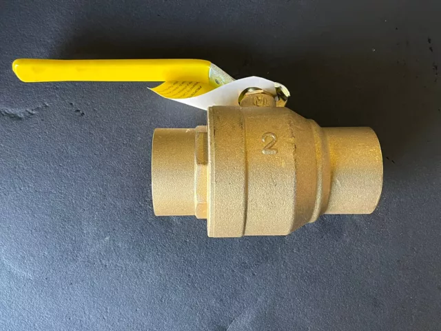 Milwaukee Valve PROMAX PM112 2" Full Port Brass Ball Valve 600WOG, 150SWP; Sweat