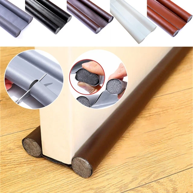 Junta de puerta tope de puerta largo 96 cm espuma + cuero impermeable 1 pieza