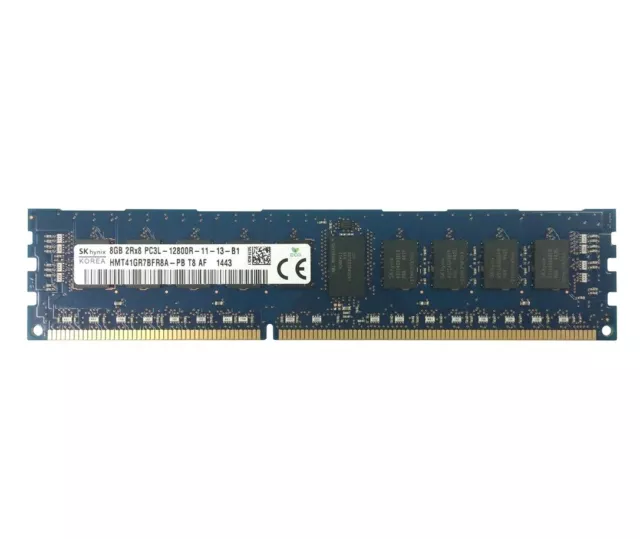 8GB DDR3 Server Memory PC3-12800R 1600mHz SK Hynix HMT41GR7BFR8A-PB DIMM RAM