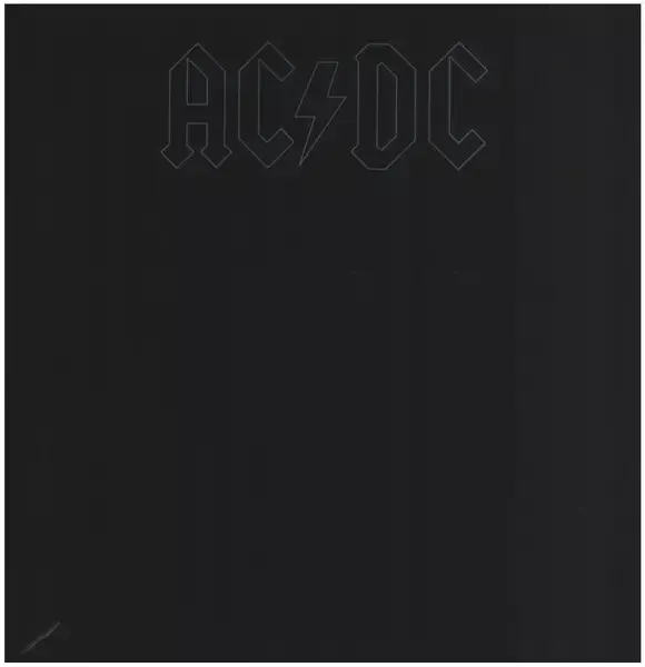 AC/DC Back In Black + INSERT JAPAN Atlantic Vinyl LP