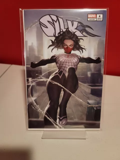 SILK #4 (JUNGGEUN YOON EXCLUSIVE TRADE DRESS VARIANT)(2021) ~ Marvel Comics