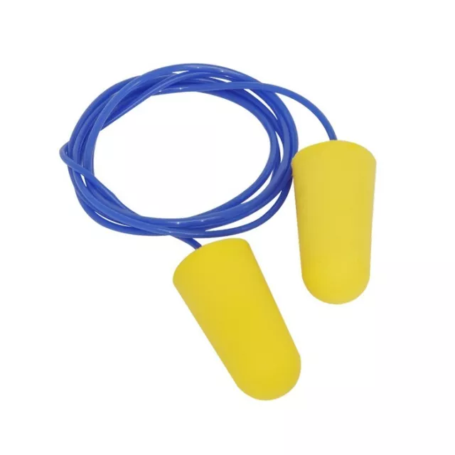 Sealey Ear Plugs Disposable Corded Pack Of 100 Pairs