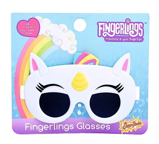 Unicorn Kids' Sunstaches Sunglasses w/ 100% UV Protection - 3 Years & Up NEW