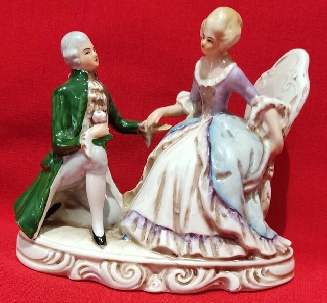 Personnages en porcelaine céramiques de l'Allemagne Saxe