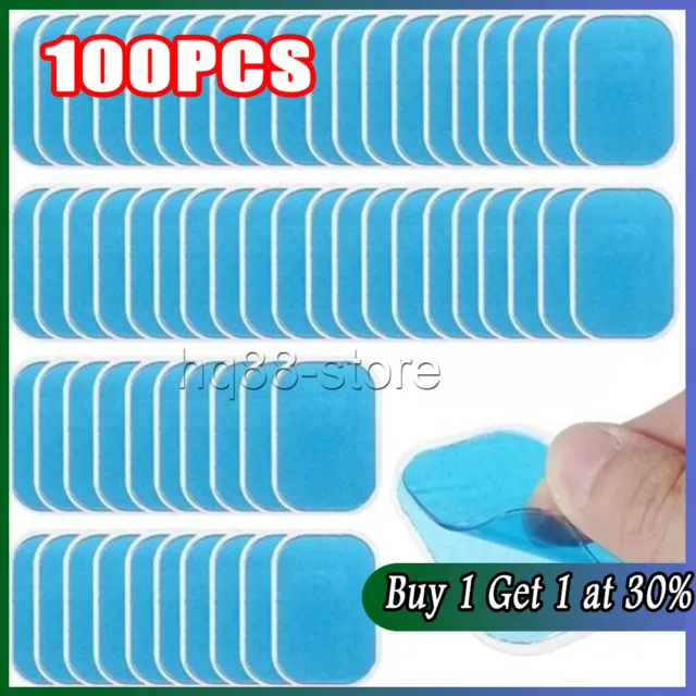 100X Gel Pads Replacement for ABS EMS Abdominal Stimulator Muscle Trainer Toner