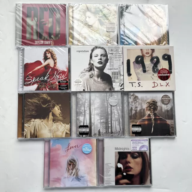 Taylor Swift 11 Album Packages Including 2022 New Album CD Midnight Box Set