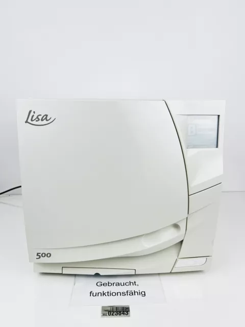 W&H Lisa 500 Type B 17 L Autoklav Sterilisator gebraucht funktionsfähig MG023843